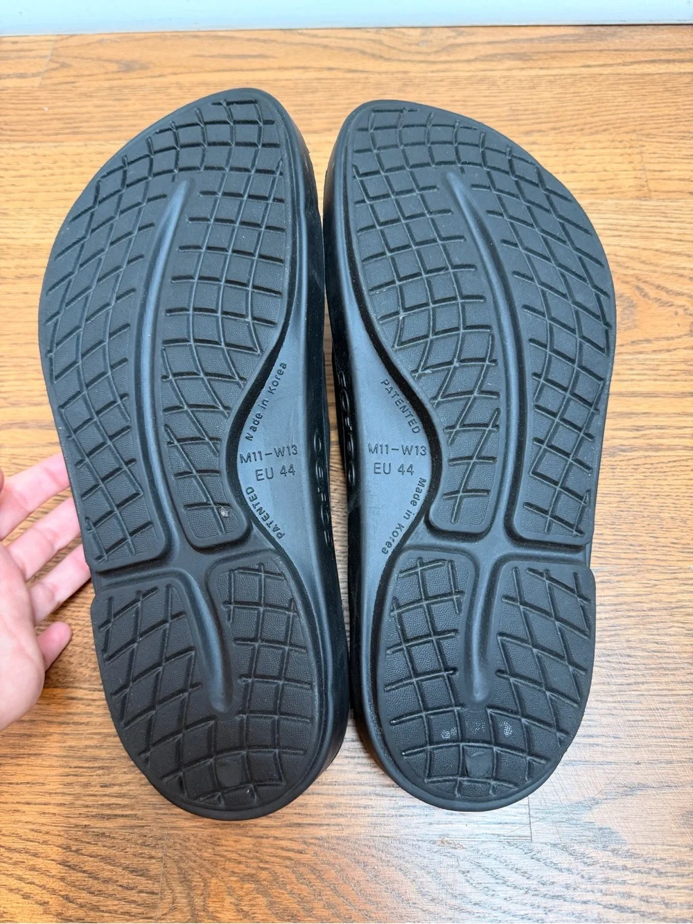Oofos OOahh Slide M11/W13 Black Sandal